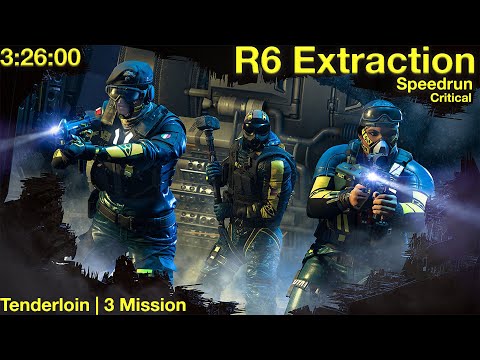 R6 Extraction - San Francisco (Tenderloin - Critical) Speed Run Solo (3m 26s) | 3 Missions