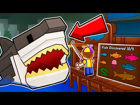 I Caught the SECRET MEGALODON Shark in 99 Nights in the Forest Roblox!