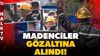 SON DAKİKA! SAATLERCE GÜNEŞ ALTINDA HAK ARAYIŞINDALARDI! Doruk Madenci