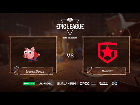Spider Pigzs vs Gambit, EPIC League Season 2, bo3, game 3 [Eiritel & 4ce]