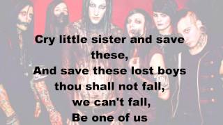 Motionless In White - We Only Come Out At Night Lyrics