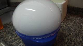 Bolha Gigante com Detergente e Gelo Seco