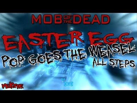 Mob of the Dead | Pop Goes The Weasel/ Wieselflink Easter Egg "All Steps" (German) [HD]