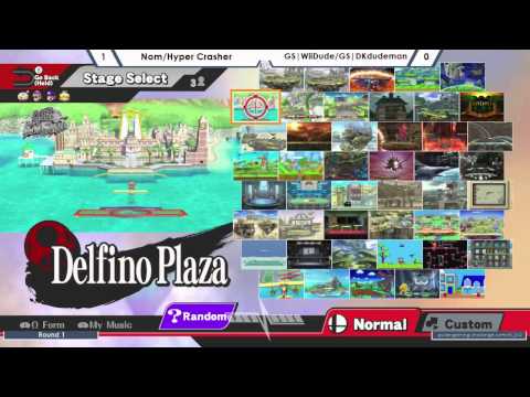 Rebirth III: Nom/Hyper Crasher (Olimar/Luigi) vs GS|WiiDude/GS|DKDudeman (Mario/Peach)