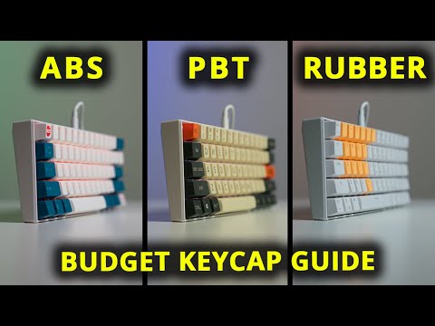 ABS vs PBT vs Rubber! What Are The Best Budget Keycaps in 2020? [RK61 Giveaway Closed]