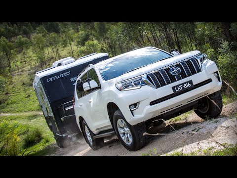 TOYOTA PRADO Test Towing KEDRON® Caravan (Custom built 17' x 7ft - 2535kg Tare)