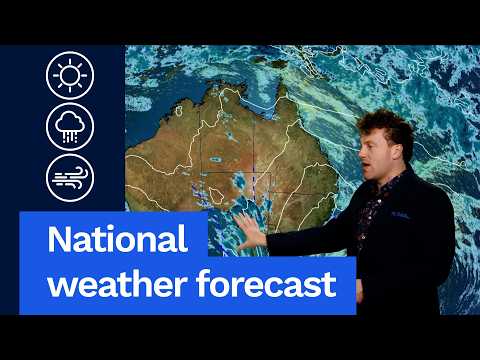 National Weather Forecast: Rainband builds over South Australia ahead of the weekend