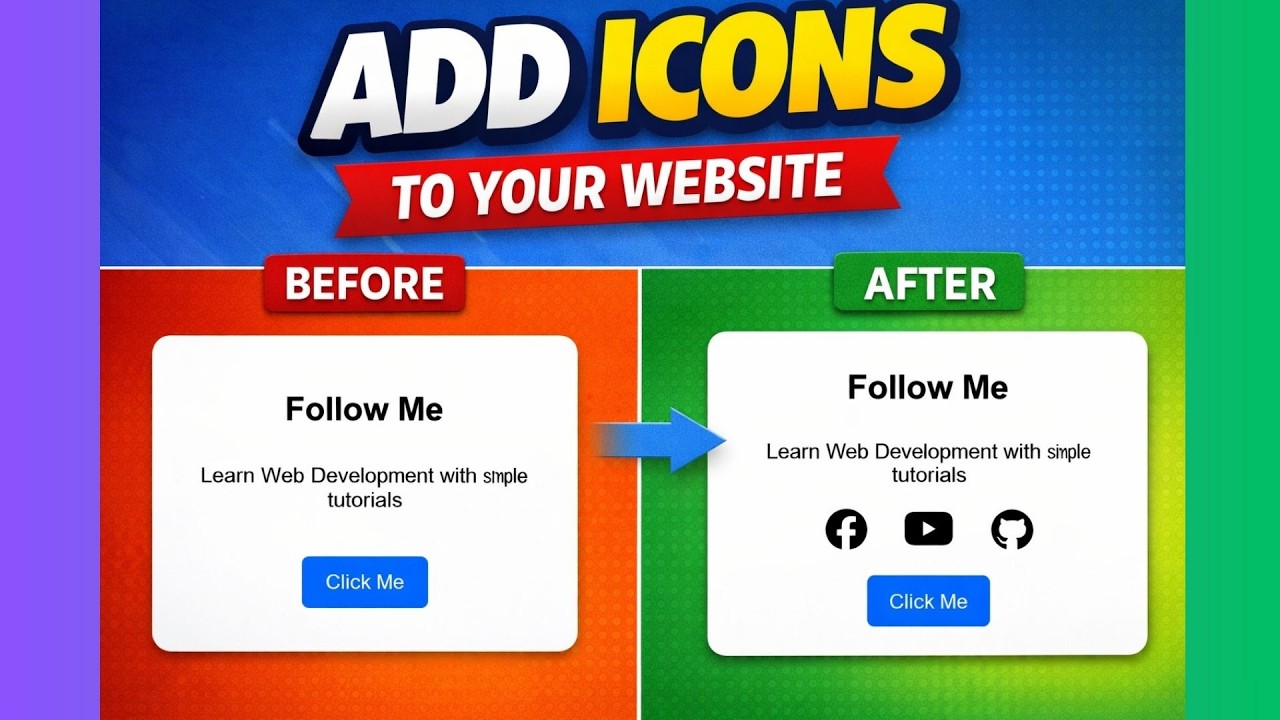 How to Use Font Awesome Icons in HTML & CSS (Step-by-Step)