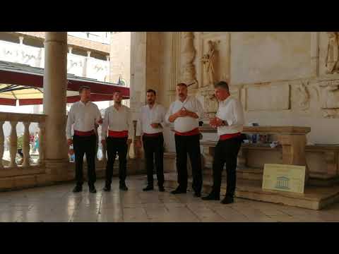 Traditional Dalmatian Klapa in Trogir