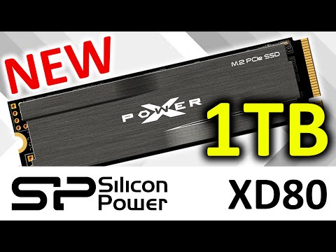 „SILICON POWER“ KOMPIUTERIŲ IR RYŠIO DISKAS „SILICON POWER“ SSD P34XD80 1TB M.2 PCIe Gen3 x4 NVMe 3400/3000 MB/s radiatorius video