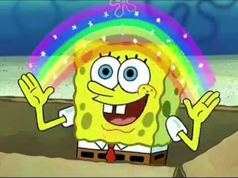 Spongebob sings The Double Rainbow Song