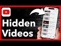 How To Fix Unavailable Videos Are Hidden In YouTube