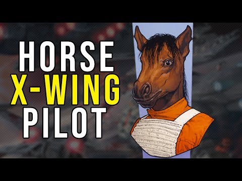 The Horse who piloted an X-Wing (in Star Wars Legends)