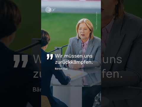 Video Thumbnail: SPD-Vorsitzende Bas: "Wir müssen uns zurückkämpfen" | #spd #bas