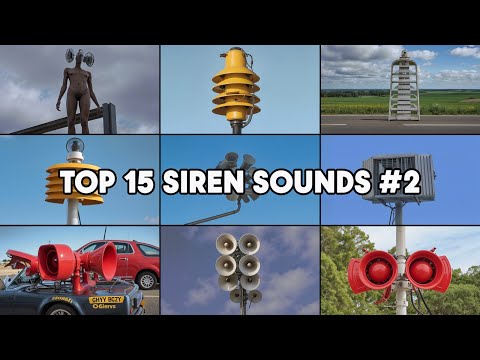 Top 15 SCARIEST Siren Sounds in the World 😱