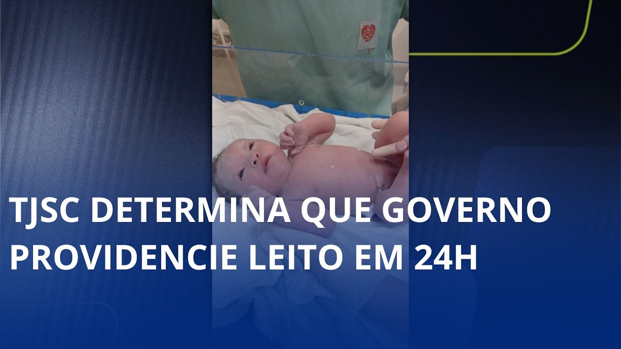 Bebê com cardiopatia crítica. TJSC determina que governo providencie leito em 24h