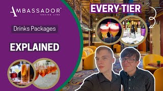 Ambassador Cruise Drinks Packages: Our TOP Tips