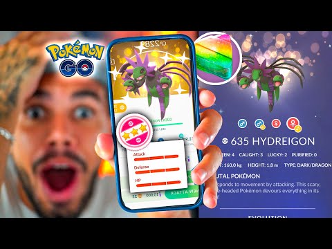 EVOLUINDO DEINO SHINY LUCKY 100% PARA HYDREIGON - POKEMON GO | Cris |