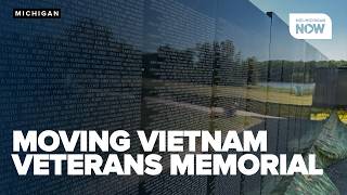 Moving Vietnam Veterans Memorial wall on display in Michigan