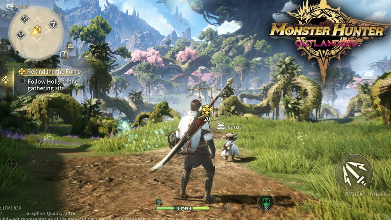 FINALMENTE! Monster Hunter Outlanders CBT - PRIMEIRA GAMEPLAY [REACT]