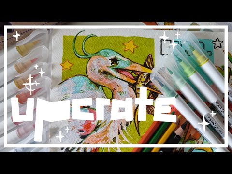 My FIRST ever art subscription box ✨ || Upcrate
