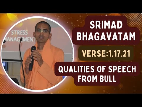 Srimad Bhagawatam 1.17.21: Qualities of Speech from Bull !
