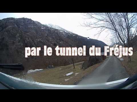 De la France à Turin par le tunnel du Fréjus