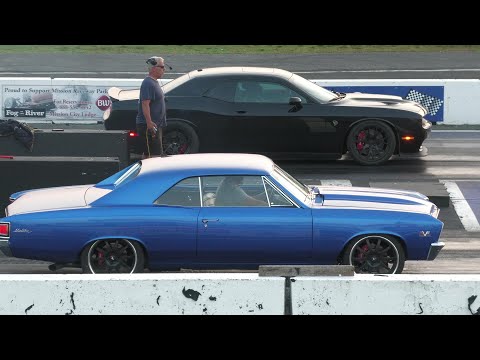 Old vs New - Muscle Cars Drag Racing - Demon, Hellcat, Charger, Camaro and more