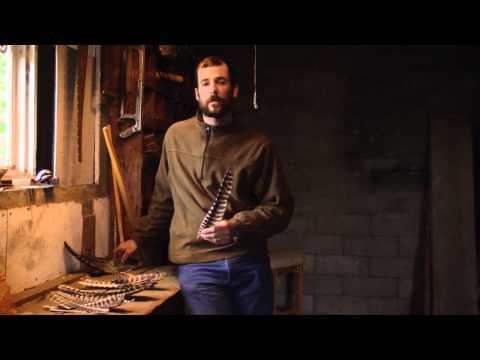 How to make fletchings from wild turkey feathers - making arrows
