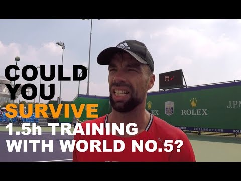 Training With Kevin Anderson - Part 2 | Rolex Shanghai Masters 2018 (TENFITMEN)