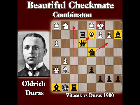 Beautiful Checkmate Combination | Queen Sacrifice | Vitacek vs Duras 1900