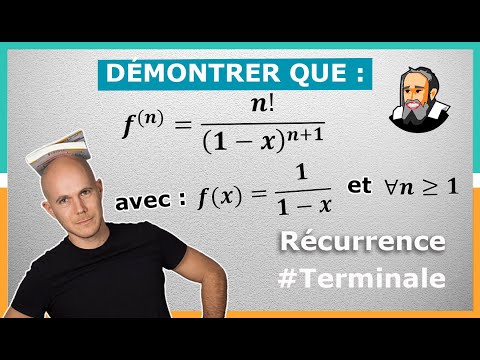 Démontrer la DÉRIVÉE NIÈME d'une fonction par Récurrence - Exercice Corrigé - Terminale