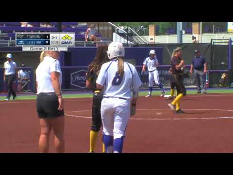 Softball #CAAChamps Game 2 Highlights | #2 Hofstra 9, #3 Towson 4