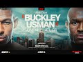 Buckley Vs Usman Official Promo June 14 Main Event Atlanta GA