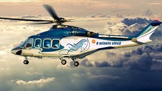 HELICOPTER FLIGHT | White Noise ASMR For Sleep or Studying | 10 Hours