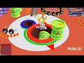 Hole.io [Holey.io] Battle Royale Map Control: 100.00%