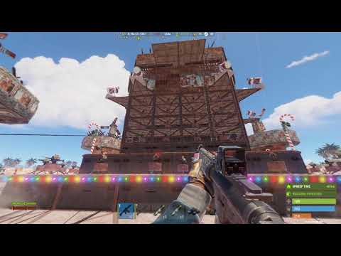 Solo/Duo Rust Mega base on X2 Modded Rusty server