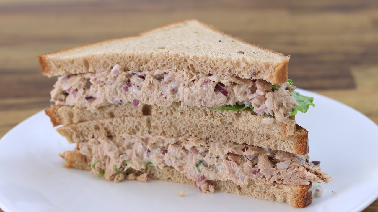 Healthy Tuna Sandwich Recipe The Cooking Foodie