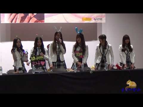 160306 여자친구 용산팬사인회 엔딩 맨트