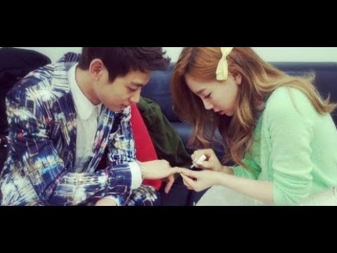 Taeyeon and Minho Cute Interactions