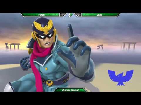 EVAC 19/8/16 - Pyren (Pink Falcon) vs Sans (C. Falcon) - Smash 4