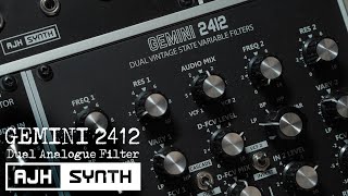 Video thumbnail for AJH Synth Gemini 2412 Dual Eurorack Filter - How I use it... by DreamsOfWires