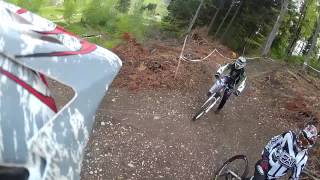 preview picture of video 'Bikepark Albstadt Mini DH,Castle Trail 10.05.2014 Teil 1'
