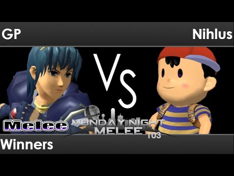 MNM 103 - AWOL | GP (Marth, Fox) vs Nihlus (Ness) Winners - Melee