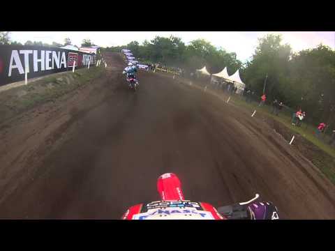 Jere Haavisto Valkenswaard EMX150 race first few laps