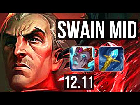SWAIN vs SYNDRA (MID) | Rank 3 Swain, 7/1/8, 1.7M mastery, 1000+ games | NA Challenger | 12.11
