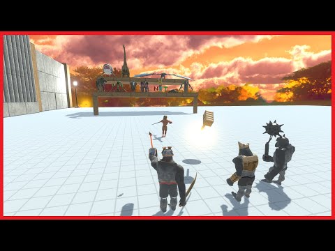 TRIO (Ghor Hammer, Scimitarilla, Shatterilla) VS BOSSES - ANIMAL REVOLT BATTLE SIMULATOR