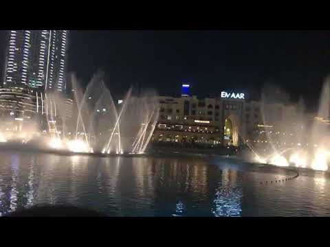 Dubai Water fountation