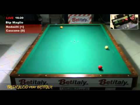 CASCONE vs REDAELLI - 3^PROVA BILIARDO BTP 2016 MAGLIE