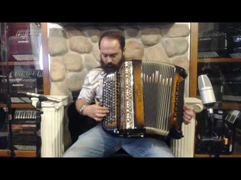 6408 - Certified Pre-Owned Golden Olive Beltuna Leader VK Chromatic Accordion C LMMMH 77 120 $9999